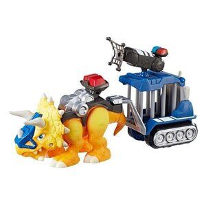 Chomp Squad Playskool Officer Lockup: Triceratops Dinosaur